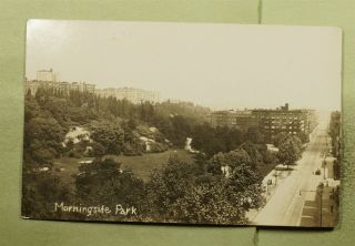 Dr Who 1911 Ny Morningside Park Postcard Rppc Real Photo E25774
