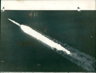 Saturn V Rocket - Vintage Photo