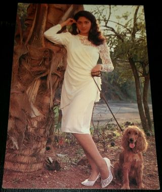 Bollywood Postcard Film Star Actress Meenakshi Seshadari