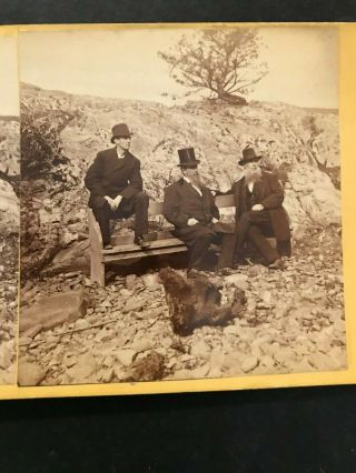1876 Chas.  Weitfle Greenwood Lake Nj Colorado Photographer Manuscript View No.  5