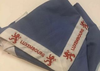 Rare Luxembourg 2019 World Scout Jamboree Wsj Contingent Neckerchief Necker