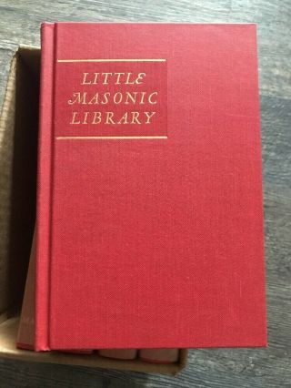 LITTLE MASONIC LIBRARY 5 VOLUME SET 1977 MACOY FREEMASON BOOKS 3