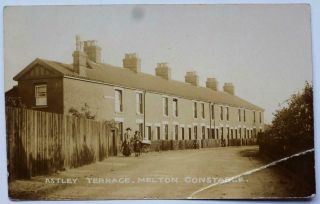 Real Photo Pc Astley Terrace Melton Constable Norfolk