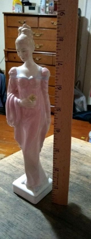 1962 Royal Doulton Daphne Hn2268 Porcelain Figurine Lady In Pink Draped Dress