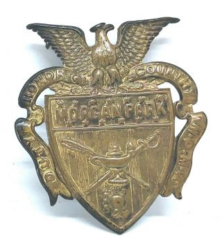 Vintage Morgan Park Military Academy Hat Badge