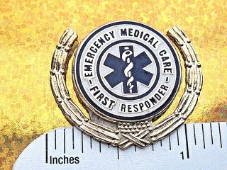 Emergency Medical Care 1st Responder - Hat Pin,  Lapel Pin,  Tie Tac Gift Boxed