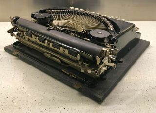 Vintage 1930s Black REMIE SCOUT MODEL Portable Typewriter Unrestored 4
