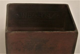Vtg Jan Barboglio 2 - Piece Hand Forged Iron Box 2