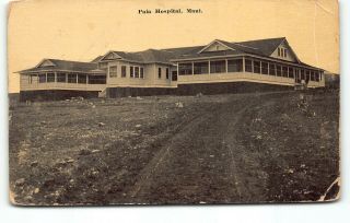Antiq Maui Paia Hospital Postcard - Ray Jerome Baker Japanese Influence Hawaii