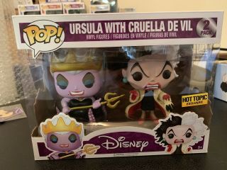Funko Pop Disney - Ursula With Cruella Hot Topic Exclusive
