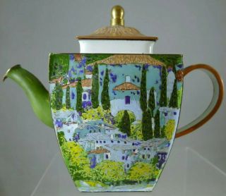 Charlotte Di Vita Trade Plus Aid Miniature Enameled Tea Pot D Edition