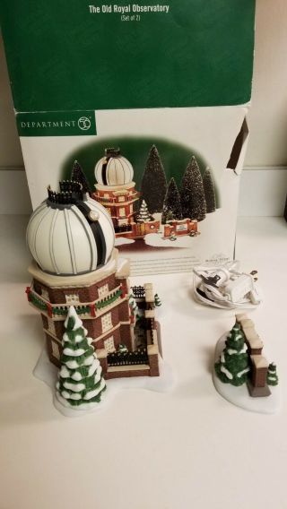 Department 56 Dickens Village The Old Royal Observatory (set Of 2)