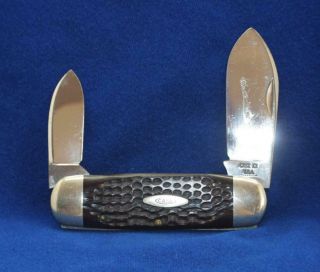 1971 9dot Case Xx U.  S.  A.  6250 Jigged Bone Two Blade Elephant Toe Pocket Knife