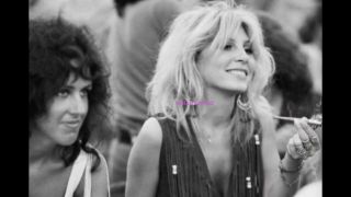 August 15th 1969 Woodstock Blonde & Brunette Women Smoking Blunt Publicity Photo