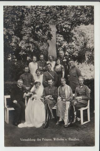 Wedding Of Prince Wilhelm Of Prussia & Dorothea Von Salvati - 1933 Family Photo
