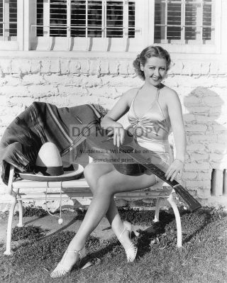 Actress Joan Blondell Pin Up - 8x10 Publicity Photo (rt134)