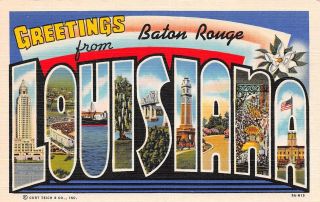 C20 - 6113,  Greetings,  Baton Rouge,  La.