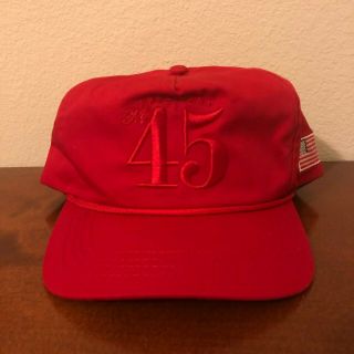 President Donald Trump Official Campaign 45 Red Maga Hat Cali Frame Usa