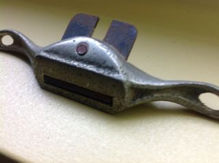 Vintage Miniature Plane Draw Knife Spoke Shave / Tool / Bronze 3 2