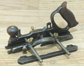 Type 6 1885 - 1892 Stanley No.  46 Skew Plow Plane - Antique Hand Tool