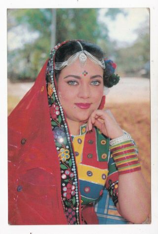 Mandakini Bollywood Postcard (venus F 166)