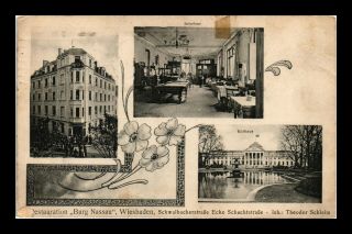 Dr Jim Stamps Multiple Views Wiesbaden Germany Topical Postcard