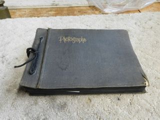 Old Photo Album,  Most Dated W/ Locations.  Ccc Camps,  Cowboys,  Etc.  1920 - 30s