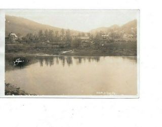 Rppc Of A View Of Town Of Mapleton Pa From The Early 1900 