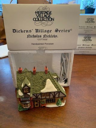 Dept 56 Dickens’ Village Series Heritage " Nicholas Nickleby Cottage " 59250