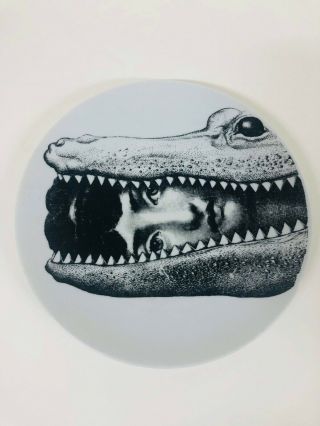 Fornasetti Tema E Variazioni Crocodile Plate No.  233 Made In Italy
