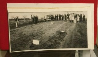 1934 Bonnie And Clyde " Crime Scene Photo After Shootout With Outlaws " Photo