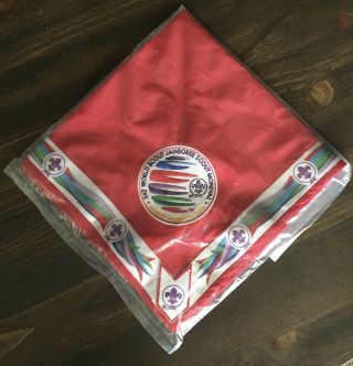 2019 World Scout Jamboree Mondial Participant Neckerchief In Bag
