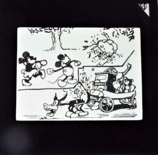 Mickey Mouse in The Delivery Boy Box Set of 8 Walt Disney Magic Lantern Slides 6