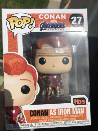 Funko Pop Conan Iron Man Sdcc 2019 Exclusive Figure In Hand