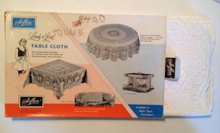 1964 - 65 NY World ' s Fair Official Souvenir Plastic Table Cloth (box) 2