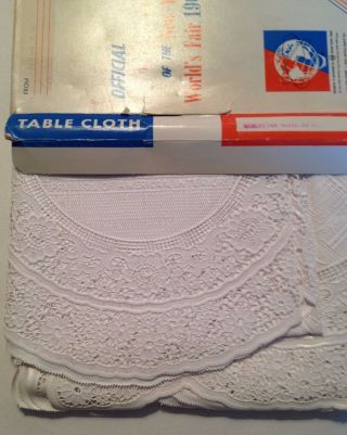 1964 - 65 NY World ' s Fair Official Souvenir Plastic Table Cloth (box) 5