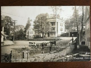 Rppc 756 Main Street,  Chester Ct Conneticut Town Name On Wall C4