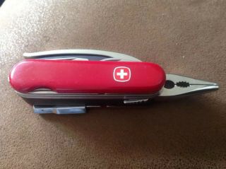 Wenger Swiss Army Knife & multi tool kit with case to put on belt - bits,  pliers 2