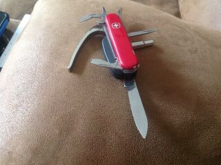 Wenger Swiss Army Knife & multi tool kit with case to put on belt - bits,  pliers 5