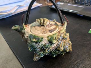 Vintage Sea Shell Tea Pot/made In Japan/nice