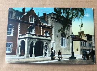 P) Postcard Gibraltar Circulated To Italy 1913
