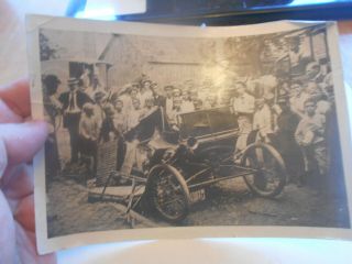 Antique Late 1800s Early 1900s Stanley Steamer Blows Up Burlington Nj With Story