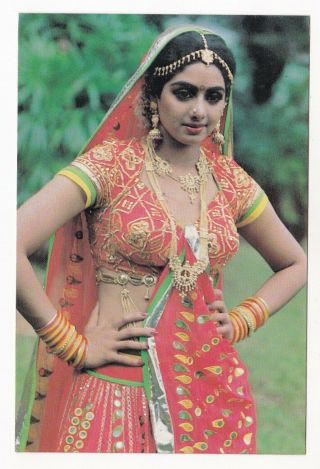 Sri Devi,  Sridevi Bollywood Postcard (venus F366)