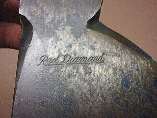 Vtg & RED DIAMOND Shingle Hatchet Head 6 5/8 