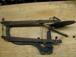 Antique Millers Falls Treadle Scroll Saw Lathe Parts