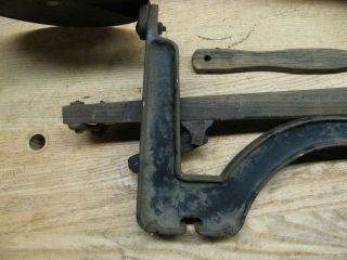 Antique Millers Falls treadle scroll saw lathe parts 4