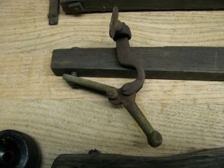 Antique Millers Falls treadle scroll saw lathe parts 8