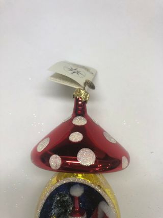 Christopher Radko Santa’s Showroom Mushroom Christmas Ornament 2
