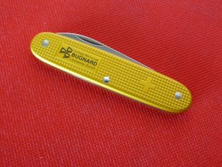 Victorinox Alox Yellow Orange Old Cross Pruner Swiss army knife 1 Layer Bugnard 8