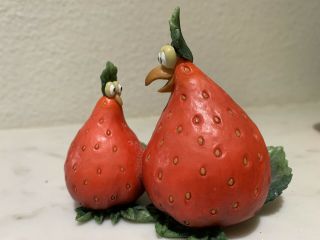 Enesco Home Grown Strawberry Hens Figurine